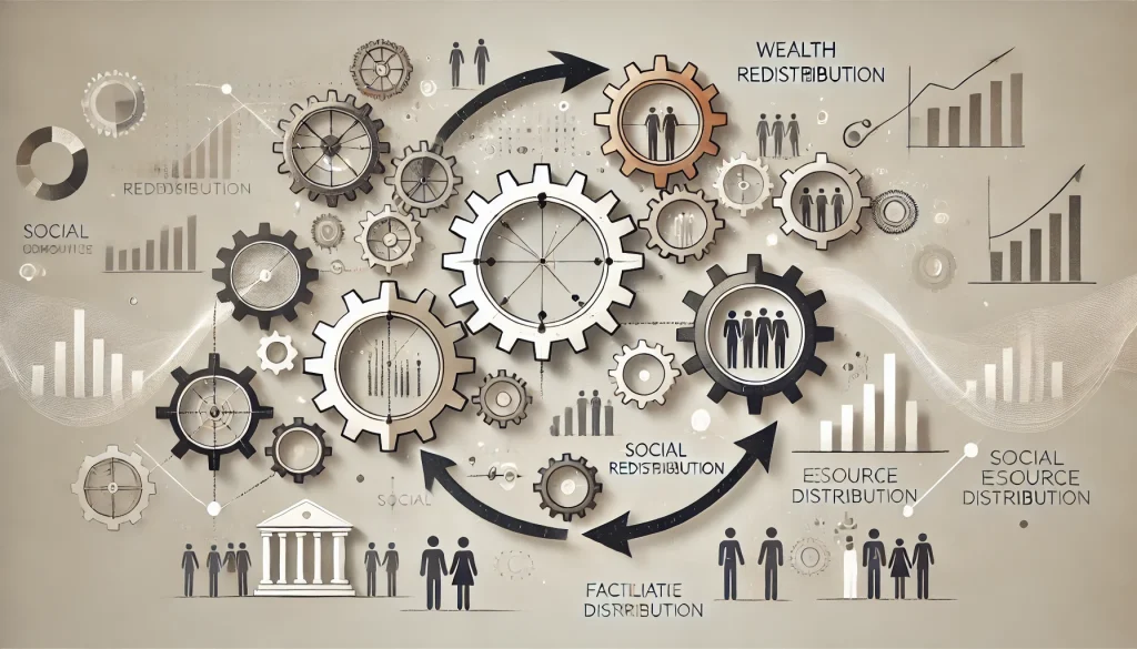 بازتوزیع و تسهیل‌گری